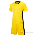 Wholesale custom round neck simple soccer jersey set